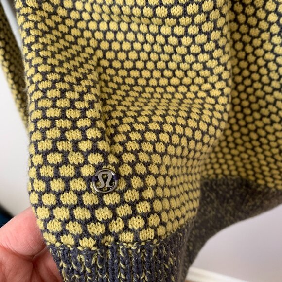 Lululemon Yogi Crew Sweater Nightfall / Aged Moss - Picture 9 of 11